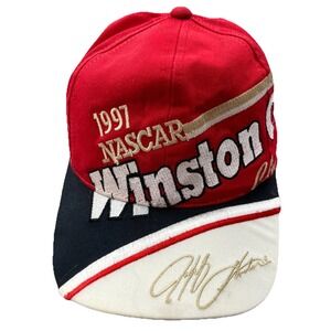 Vintage Winston Cup Hat Cap SnapBack Jeff Gordon 90s Big Logo Sellout NASCAR